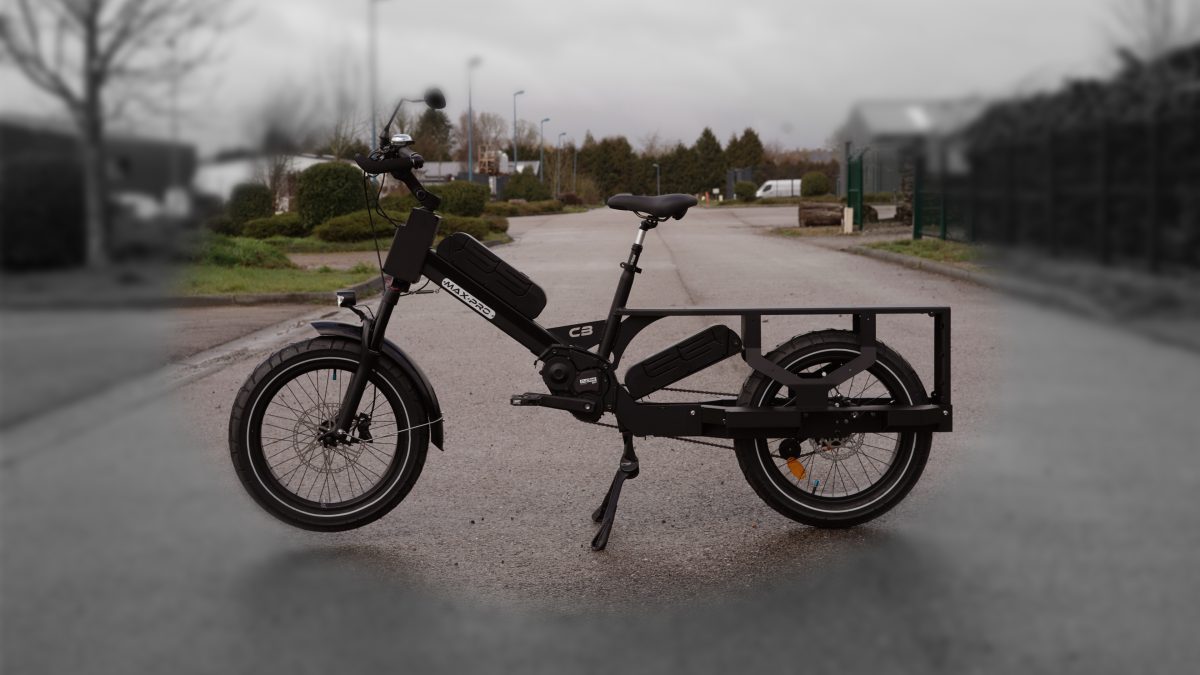 Vélo cargo électrique professionnel modèle de Base de chez Calendar Bikes